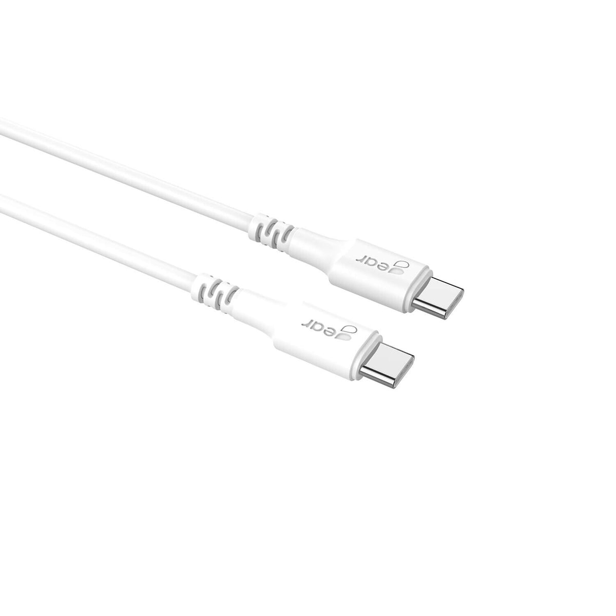 Gear Ladekabel USB-C til USB-C 2.0 1m Kabel Hvid