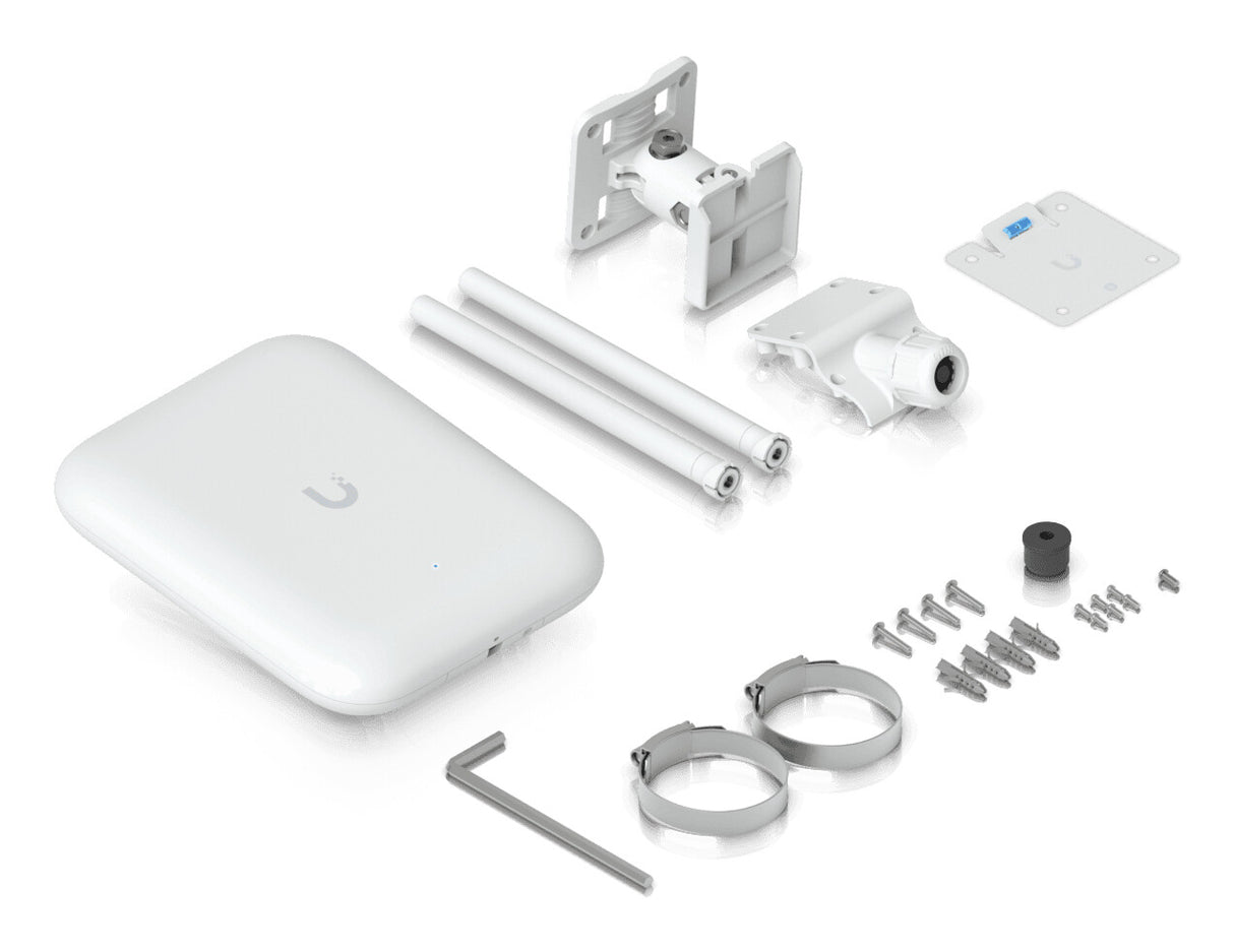 Ubiquiti U7 Pro Outdoor 8600 Mbit/s Hvid Strøm over Ethernet (PoE)