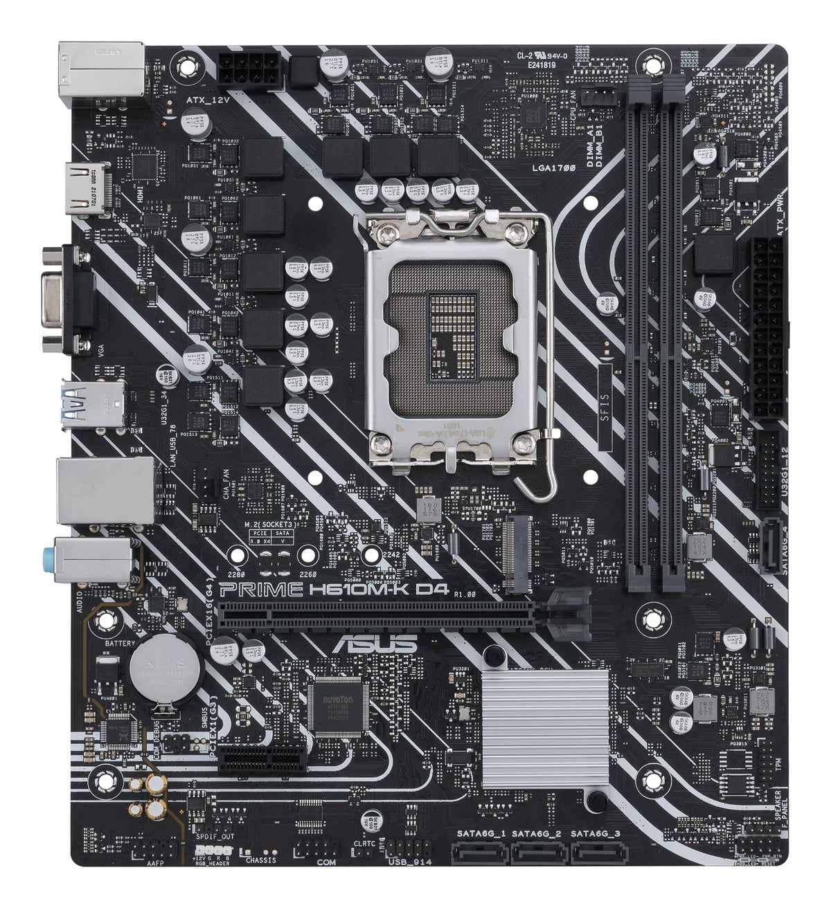 ASUS PRIME H610M-K D4 Intel H610 LGA 1700 micro ATX