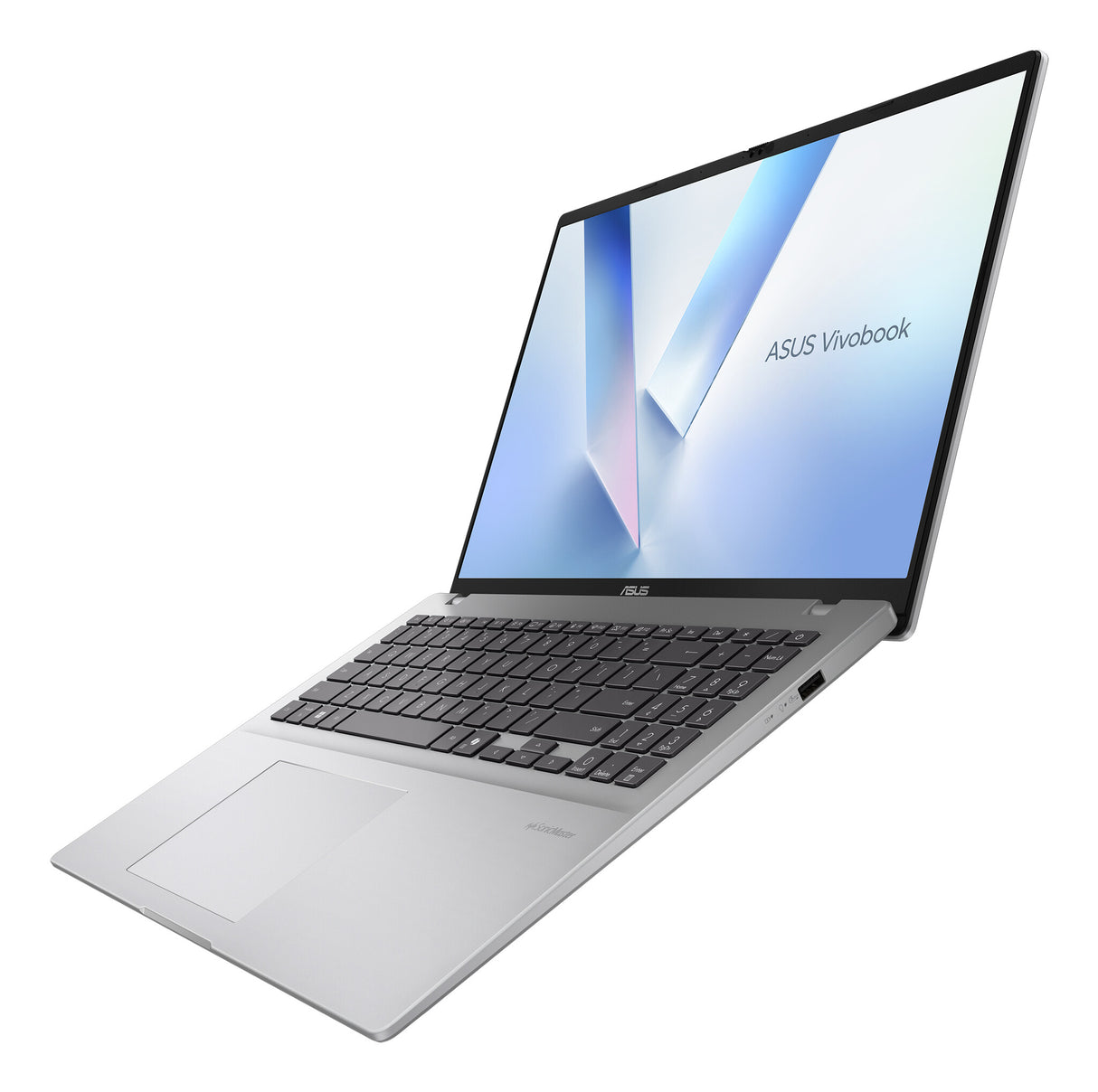 ASUS Vivobook 16 M1607KA-MB186W Copilot+ PC AMD Ryzen AI 5 330 Laptop 40,6 cm (16") WUXGA 16 GB DDR5-SDRAM 512 GB SSD Wi-Fi 6 (802.11ax) Windows 11 Home Sølv