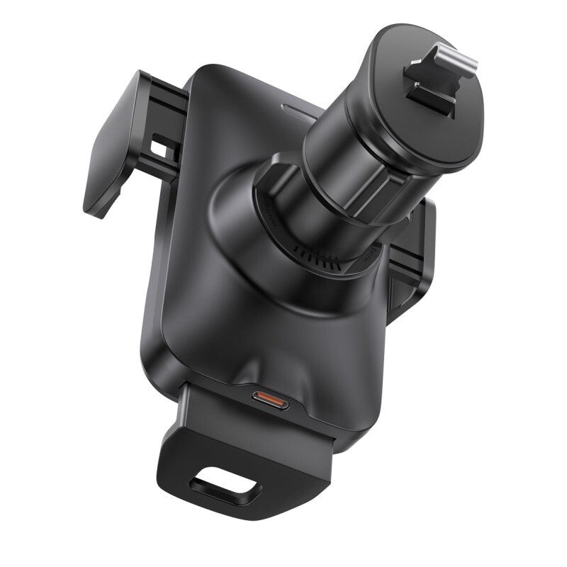 Baseus Wisdom Car Mount Wireless Charger Aktiv holder Mobiltelefon/Smartphone Sort