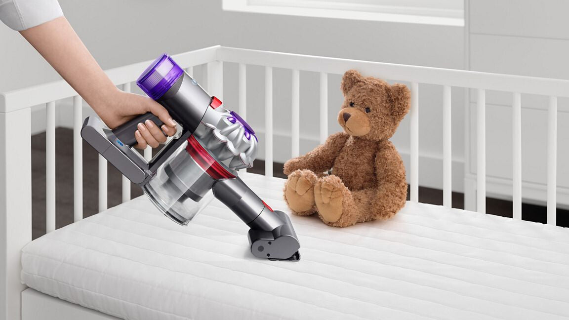 Dyson 586120-01 håndholdt støvsuger Grå, Rød, Violet Poseløs
