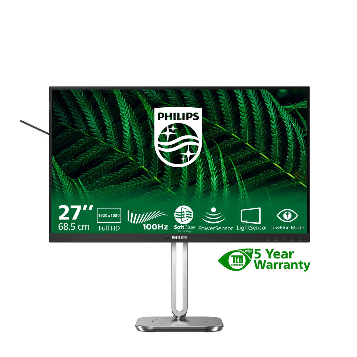 Philips 5000 series 27B2G5200/00 computerskærm 68,6 cm (27") 1920 x 1080 pixel Fuld HD LCD Anthracit