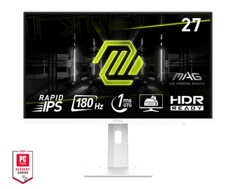 MSI MAG 274PFWDE computerskærm 68,6 cm (27") 1920 x 1080 pixel Fuld HD LCD Hvid