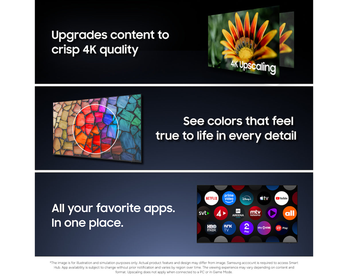 Samsung TU50M72HBUXNA UHD Mini LED Smart TV