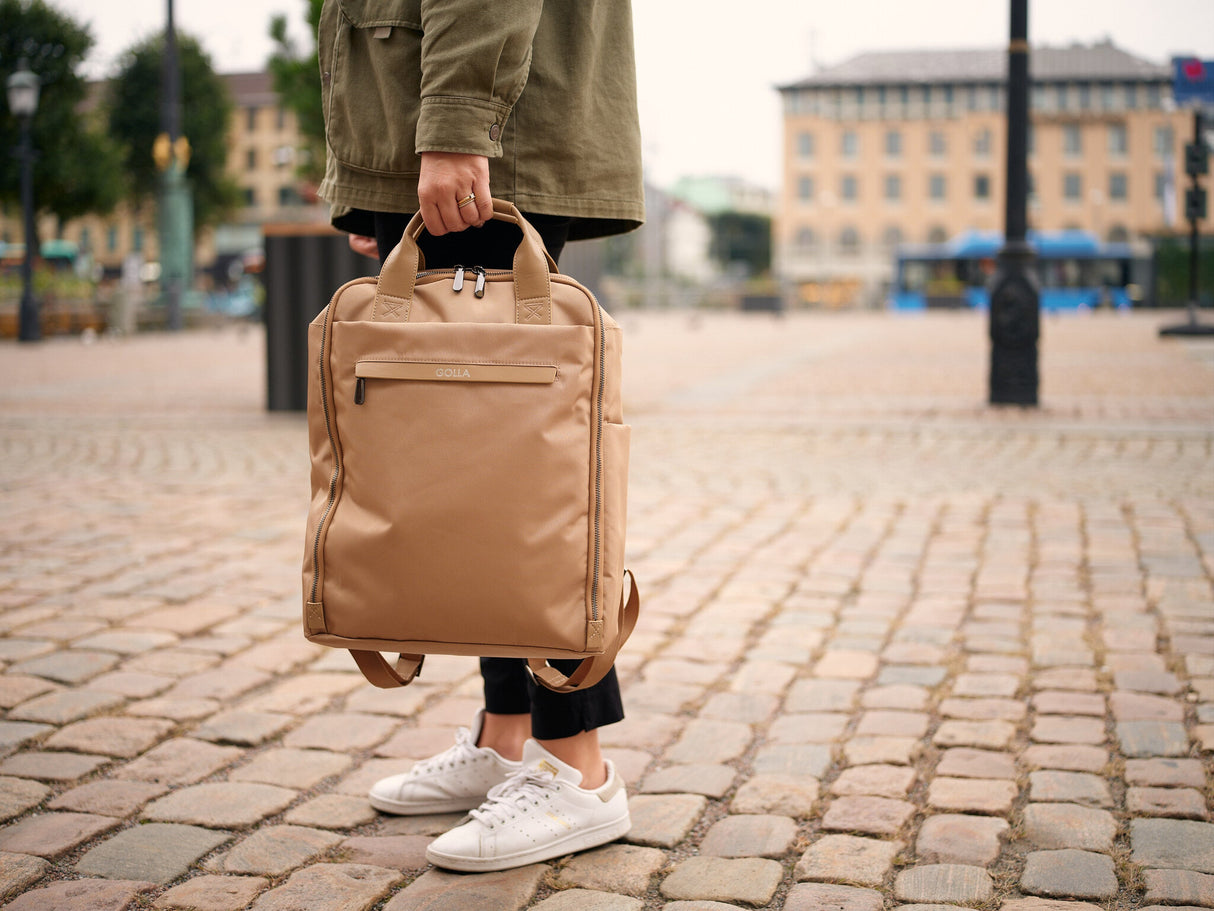 Golla 601676 taske og etui til laptop 40,6 cm (16") Rygsæk Cappuccino