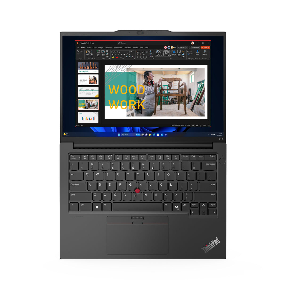 Lenovo ThinkPad E14 Gen 6 (Intel) Intel Core Ultra 5 125U Laptop 35,6 cm (14") WUXGA 16 GB DDR5-SDRAM 512 GB SSD Wi-Fi 6E (802.11ax) Windows 11 Pro Nordisk Sort