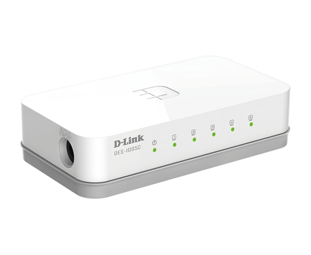 D-LINK 5-Port Fast Ethernet Unmanaged Desktop Switch