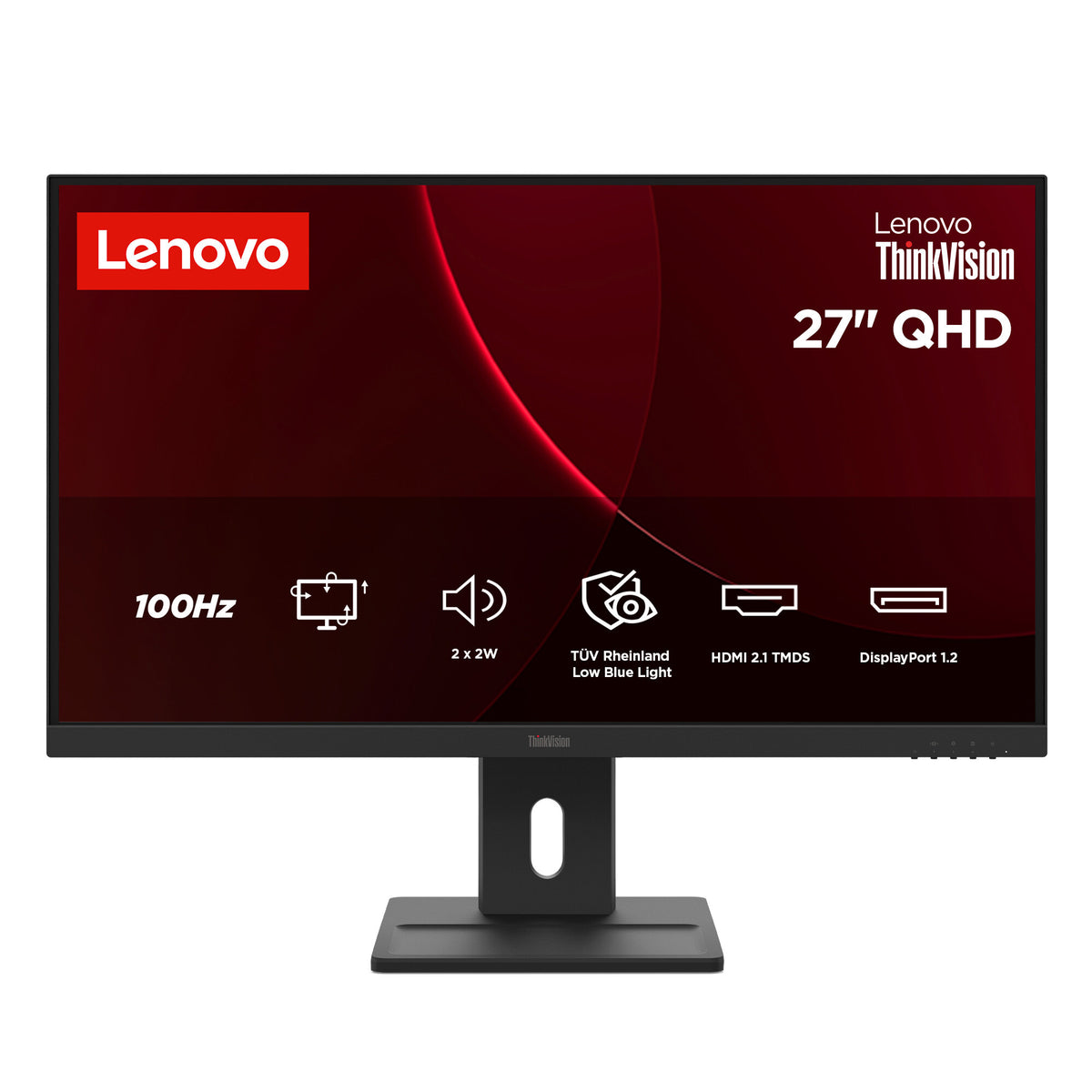 Lenovo ThinkVision E27Q-40 IPS 2560 x 1440 (2K) HDMI DisplayPort 100Hz