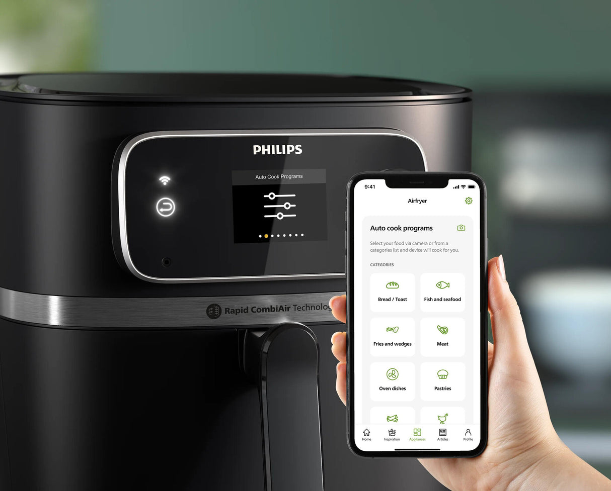 Philips 7000 series HD9880/90 Airfryer Combi XXL Connected
