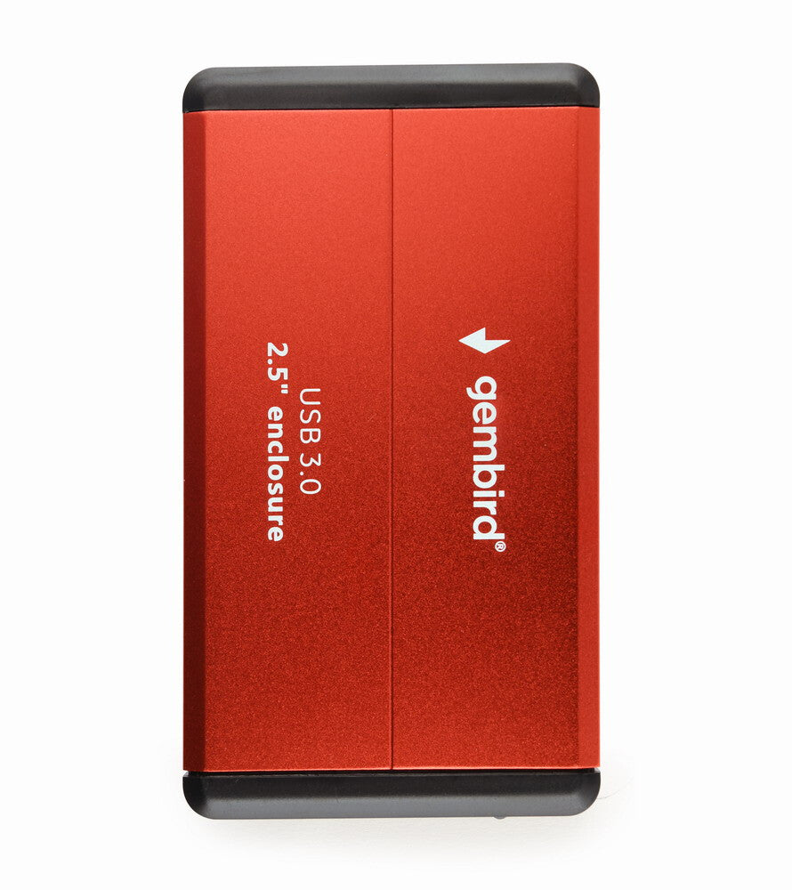 Gembird EE2-U3S-2-R drevkabinet HDD kabinet Rød 2.5"
