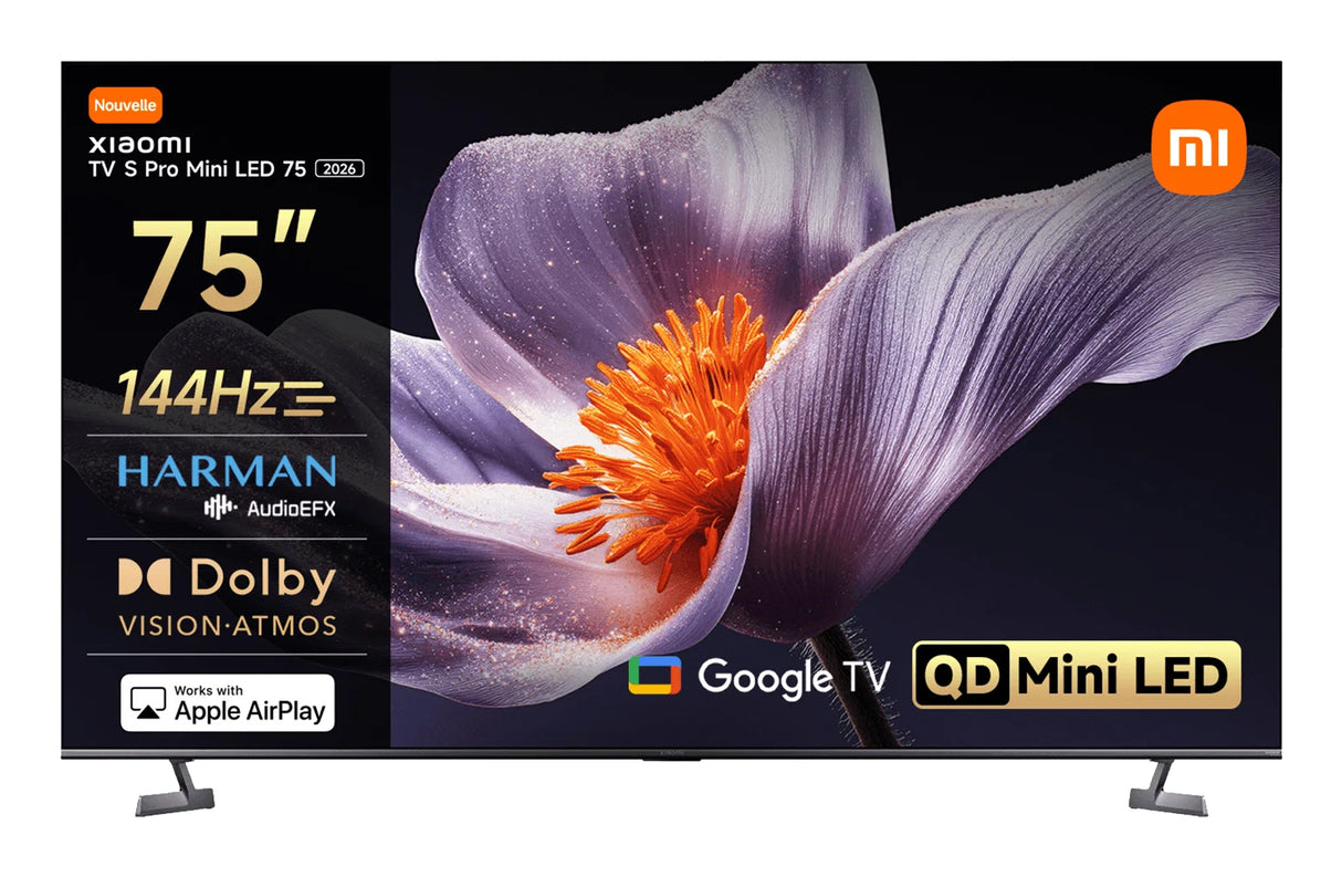 Xiaomi TV S Pro 190,5 cm (75") 4K Ultra HD Smart TV Wi-Fi Grå 1700 cd/m²