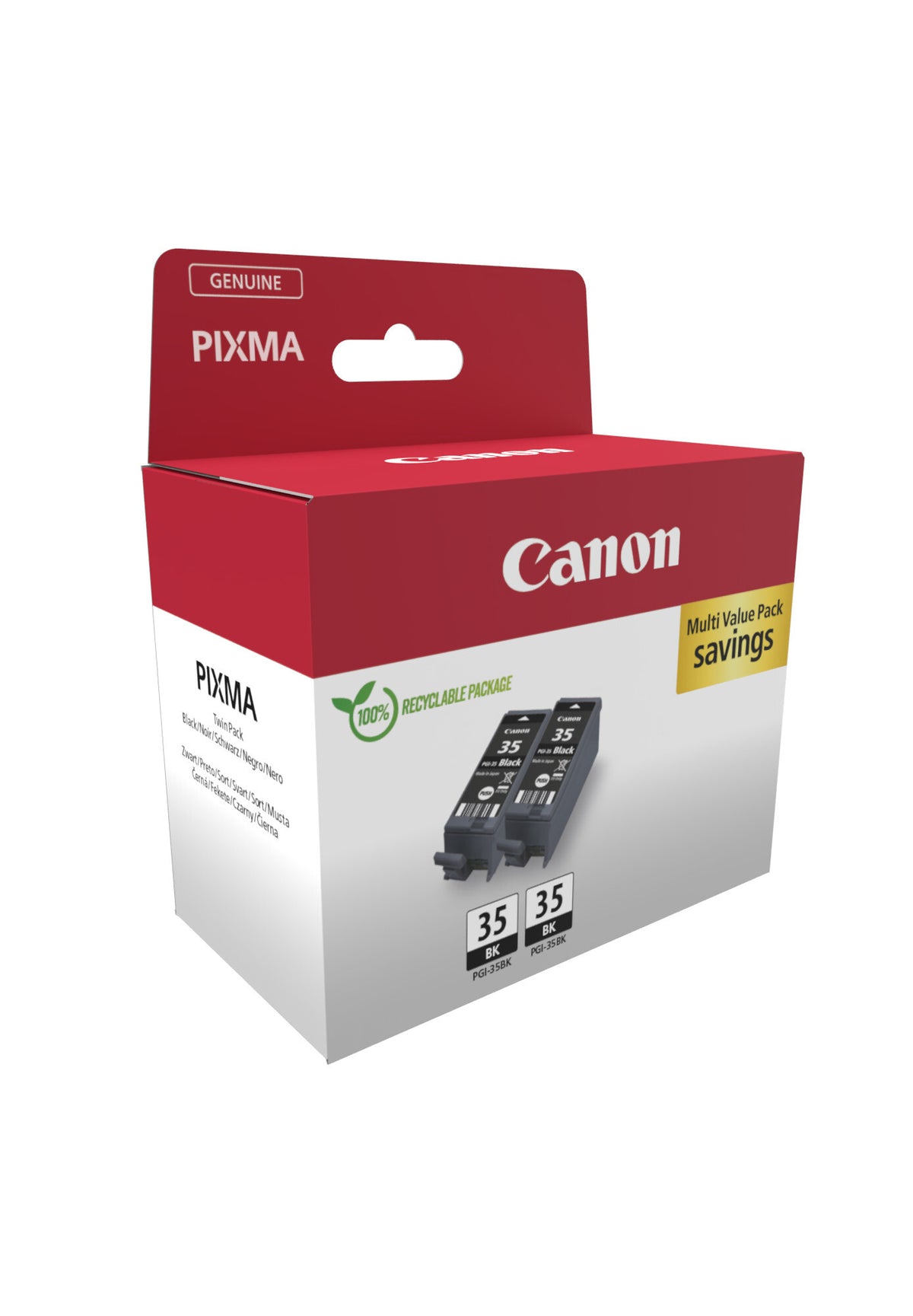 Canon 1509B029 blækpatron 2 stk Original Sort