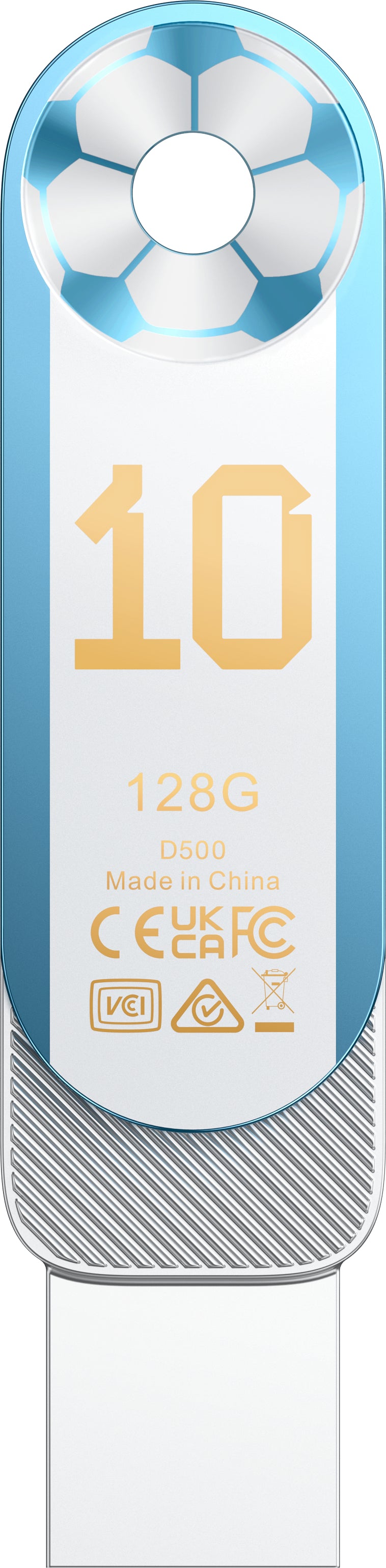 Lexar D500 USB-nøgle 128 GB USB Type-C/USB Type-A 3.2 Gen 1 (3.1 Gen 1) Flerfarvet