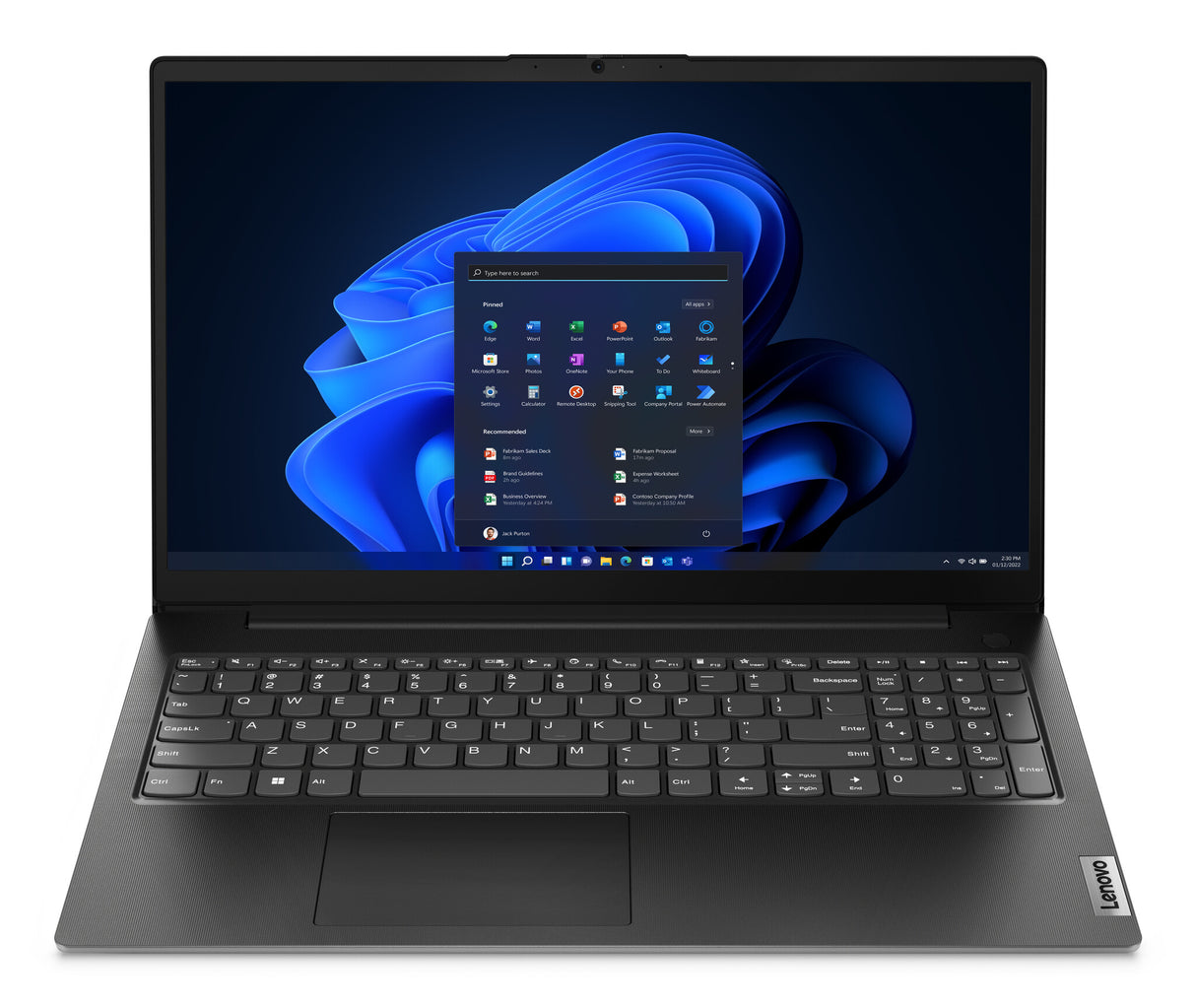 Lenovo V15 G4 IRU Intel® Core™ i5 i5-13420H Laptop 39,6 cm (15.6") Fuld HD 16 GB DDR4-SDRAM 512 GB SSD Wi-Fi 6 (802.11ax) Windows 11 Home Nordisk Sort