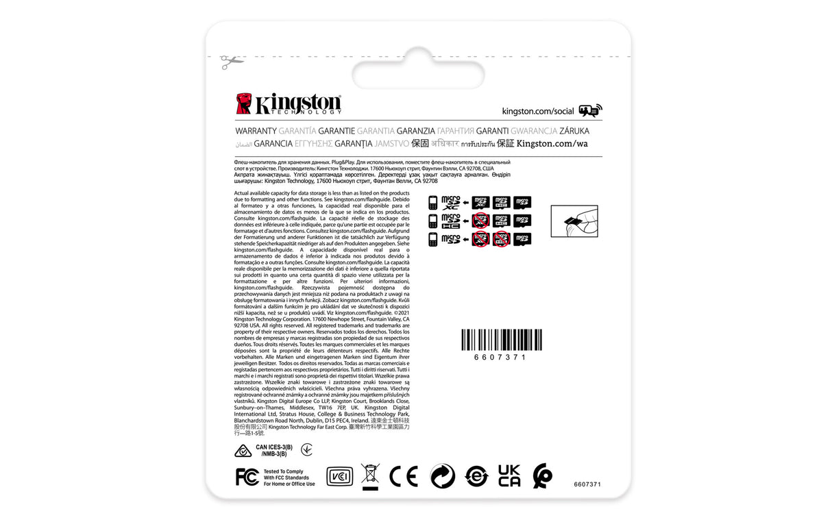 Kingston Technology 16GB microSDHC Industrial C10 A1 pSLC kort enkeltpakke uden adapter