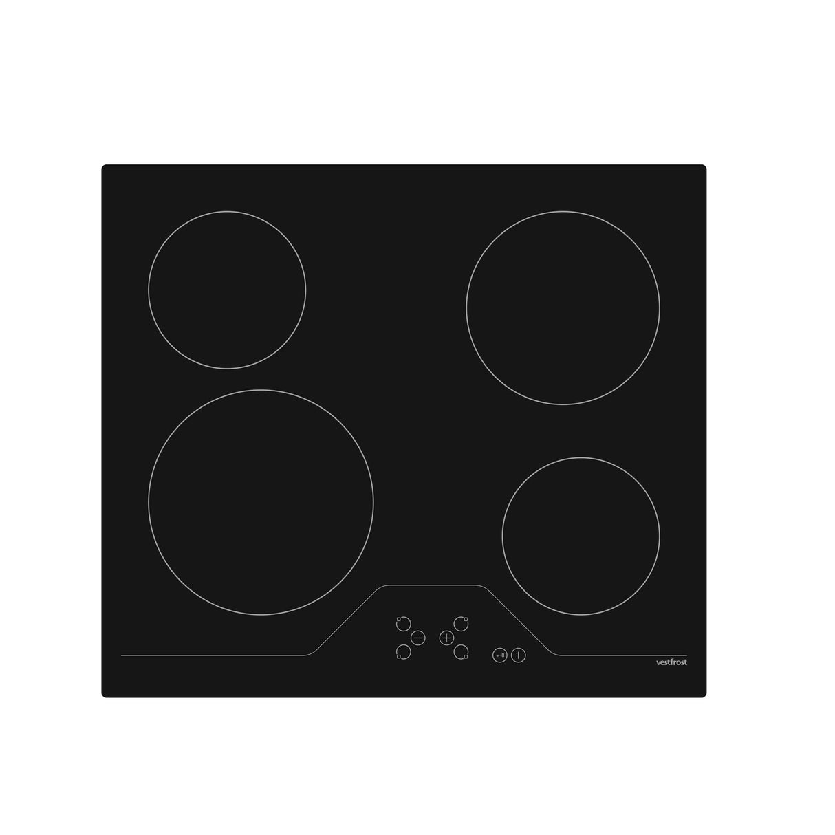 Vestfrost VHH 1060 P kogeplade Sort Indbygget 59 cm Keramisk 4 zone(s)