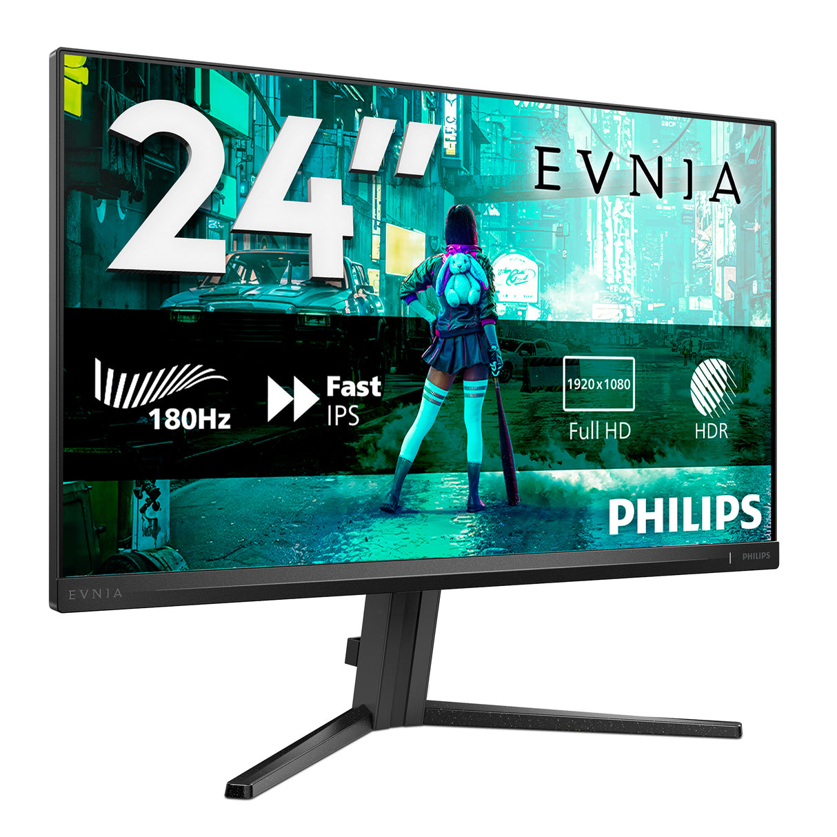 Philips Evnia 24M2N3200S/00 computerskærm 60,5 cm (23.8") 1920 x 1080 pixel Fuld HD LCD Sort