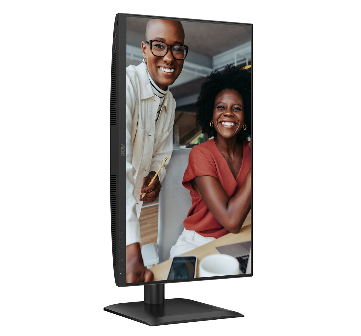 AOC 24E4U computerskærm 60,5 cm (23.8") 1920 x 1080 pixel Fuld HD LED Sort