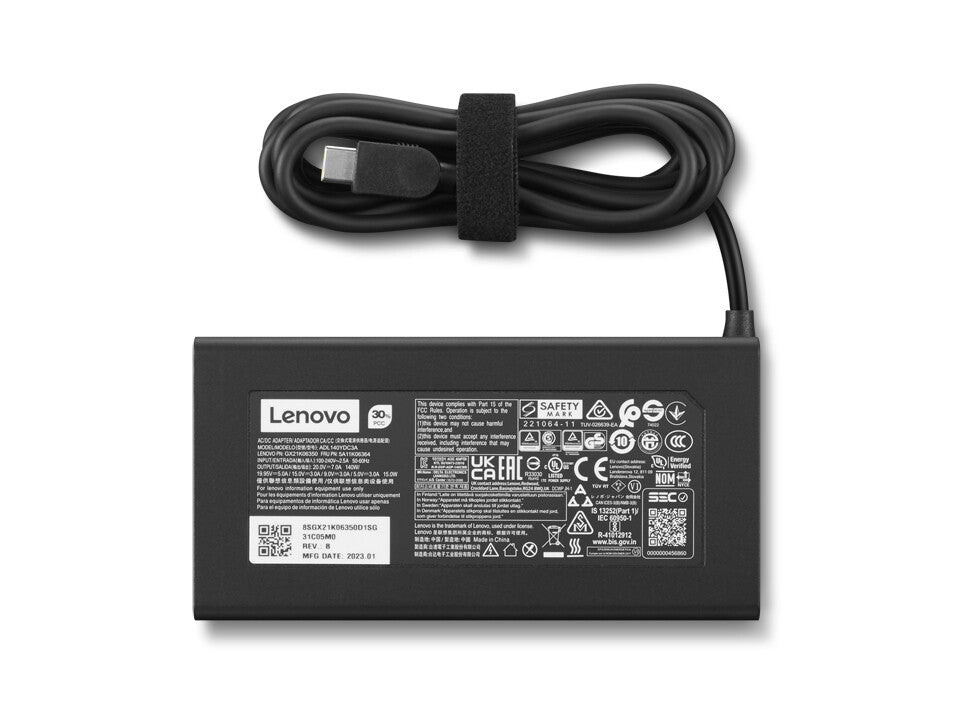 Lenovo | Legion Slim 140W AC Adapter (USB-C) | AC Adapter | USB-C | 5-20 V