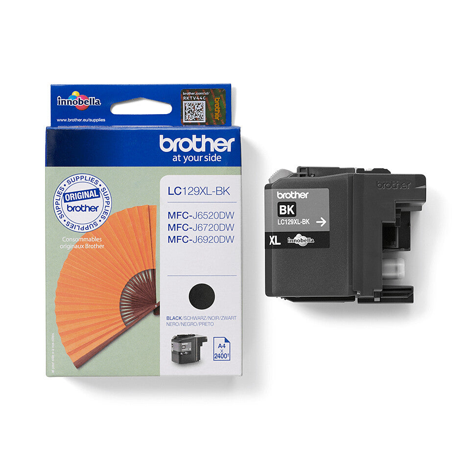 Brother LC129XLBK blækpatron 1 stk Original Højt (XL) udbytte Sort