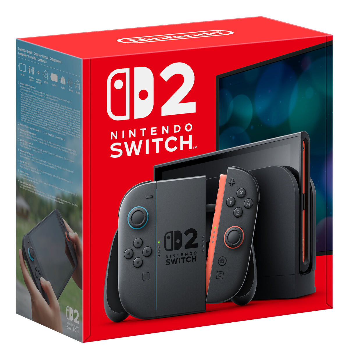 Nintendo Switch 2 bærbar spilkonsol 20,1 cm (7.9") 256 GB Berøringsskærm Wi-Fi Sort