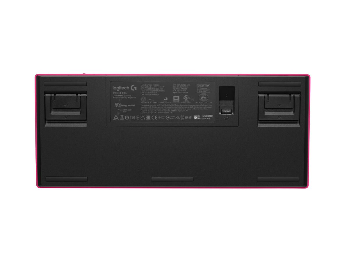 Logitech G PRO X TKL keyboard Gaming RF Wireless + Bluetooth QWERTY US International Magenta