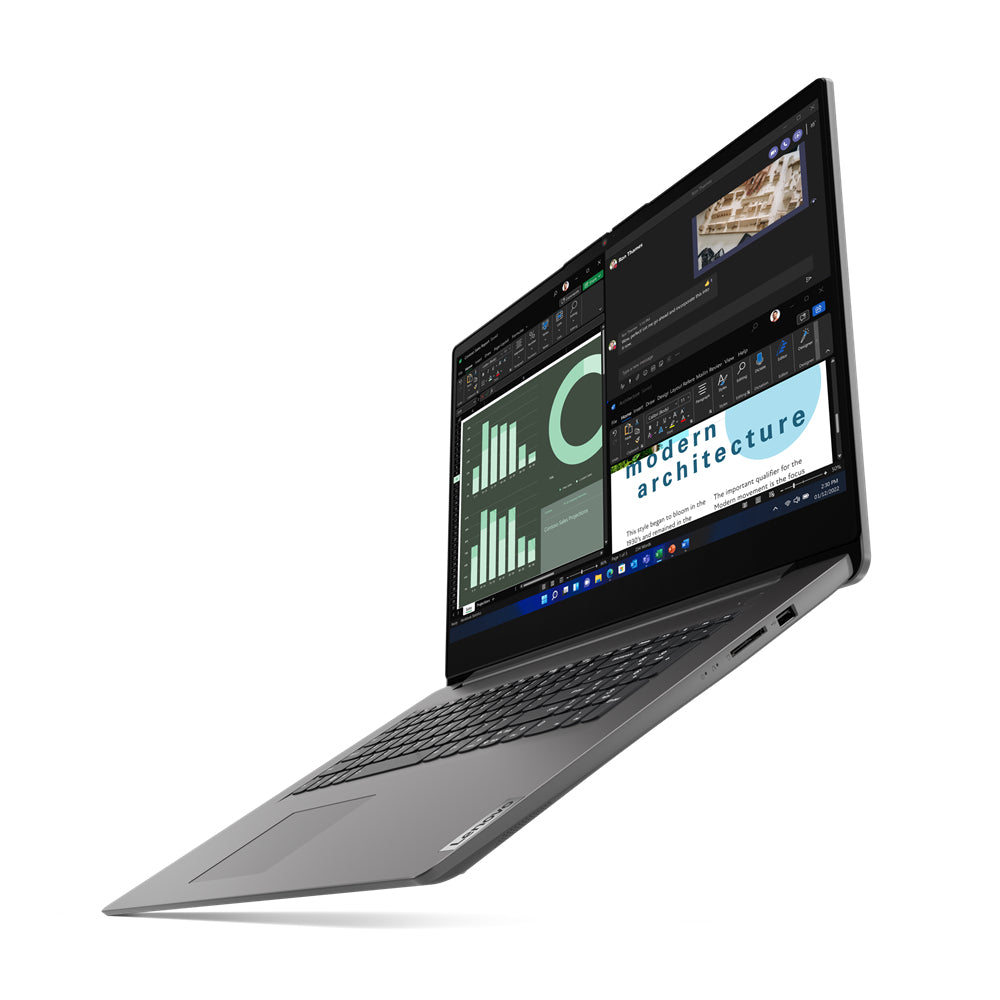 Lenovo V17 Intel® Core™ i5 i5-13420H Laptop 43,9 cm (17.3") Fuld HD 16 GB DDR4-SDRAM 512 GB SSD Wi-Fi 6 (802.11ax) Windows 11 Pro Nordisk Grå