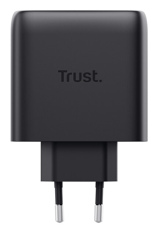 Trust Maxo 65W Universel Sort Vekselstrøm Hurtig opladning Indendørs
