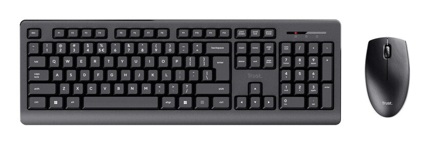 Trust Primo tastatur Mus inkluderet Universel RF trådløst QWERTY US engelsk Sort