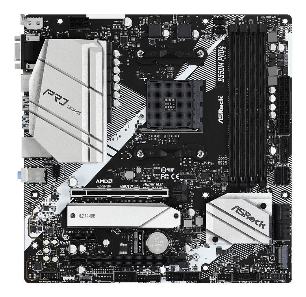 Asrock B550M Pro4 AMD B550 Socket AM4 micro ATX