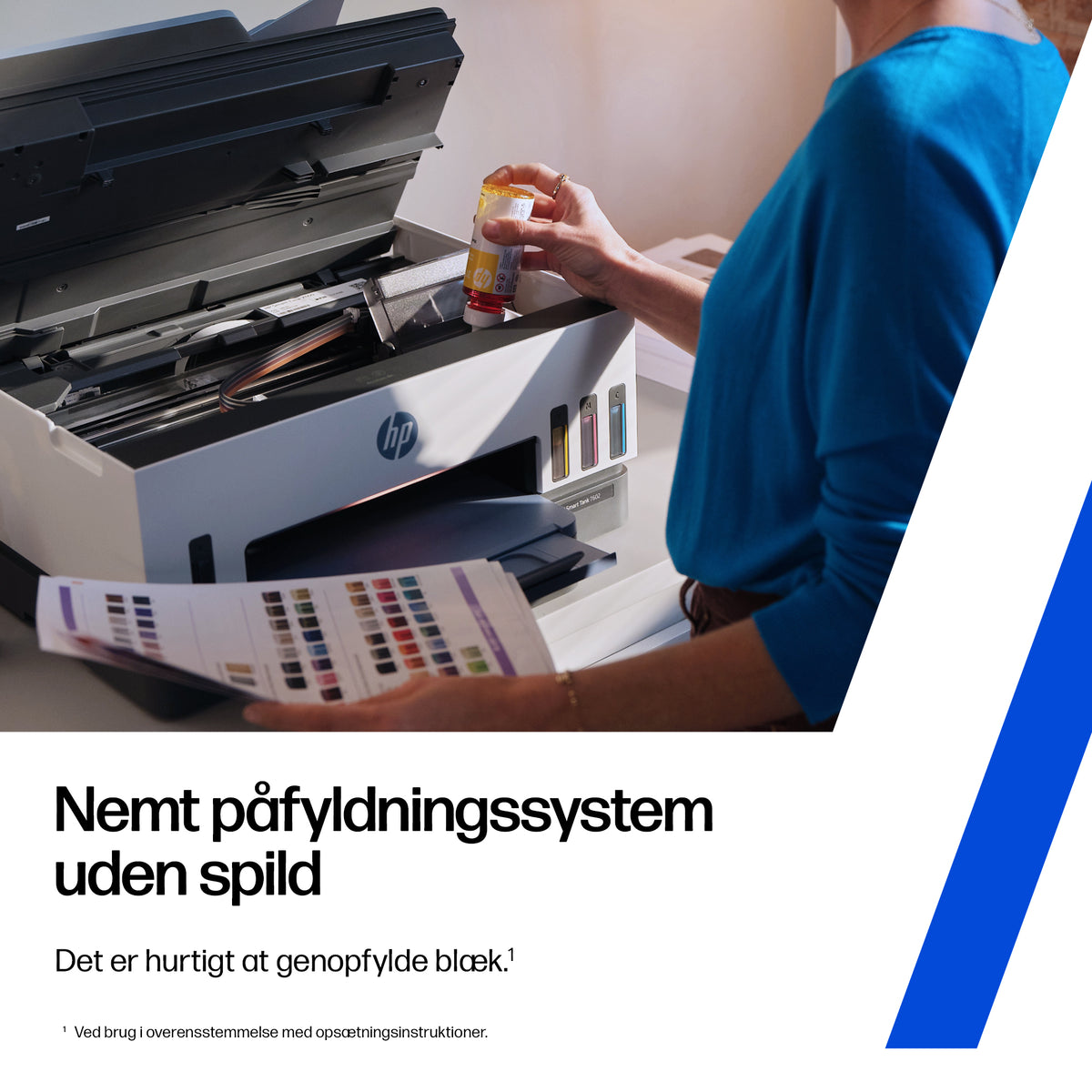 HP 31 Cyan 8000 sider Blækrefill 1VU26AE