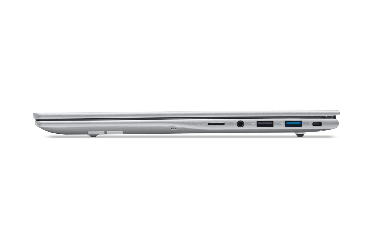 Acer Aspire Lite AL15-54P-55WH Intel Core Ultra 5 115U Laptop 39,6 cm (15.6") Fuld HD 16 GB LPDDR5-SDRAM 512 GB SSD Wi-Fi 6 (802.11ax) Windows 11 Home US International Sølv