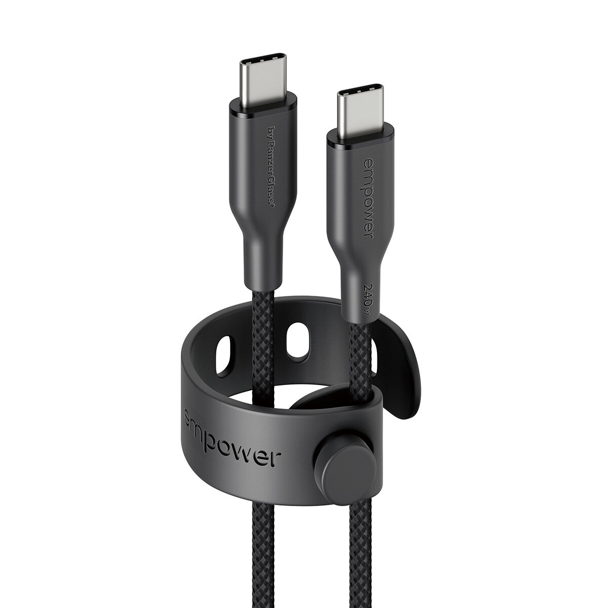 PanzerGlass empower™ by ® Racing 240W USB-C to USB-C Kabel | USB 2.0 | 2M | Space Black