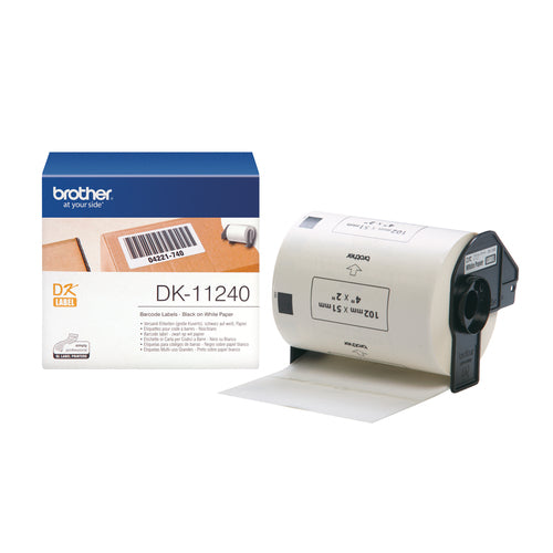 Brother DK-11240 print etiket Hvid