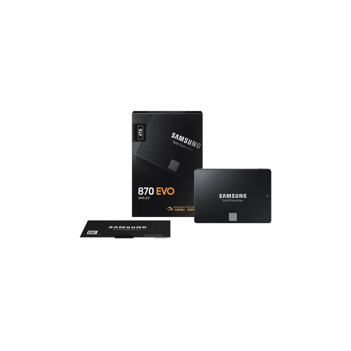 Samsung 870 EVO SSD MZ-77E4T0B 4TB 2.5 SATA-600