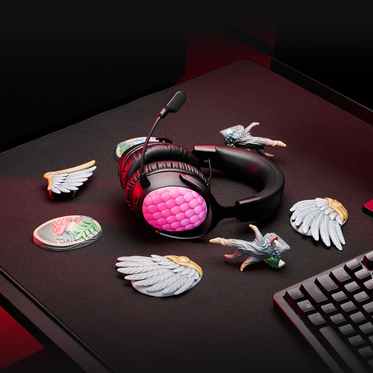 HyperX Cloud III S Wireless – gamingheadset (sort-rød)