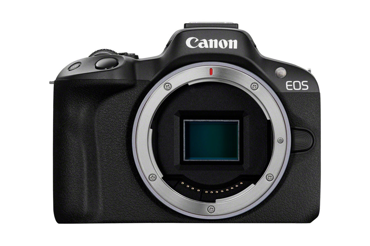 Canon EOS R50, Black + RF-S 18-45 IS STM + RF-S 55-210mm F5-7.1 IS STM Kit MILC 24,2 MP CMOS 6000 x 4000 pixel Sort