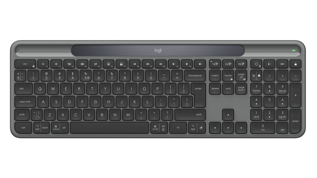 Logitech Signature Slim Solar + K980 tastatur Universel RF trådløs + Bluetooth QWERTY UK international Grafit