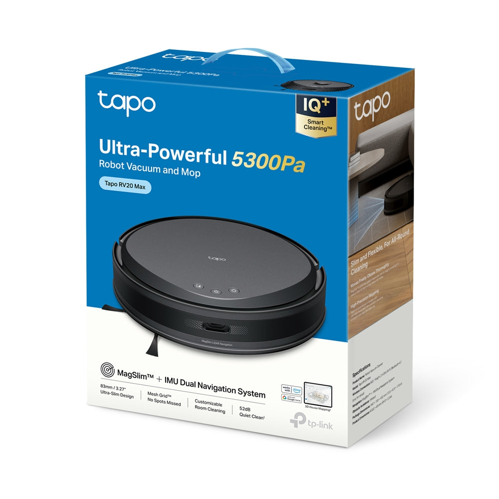 TP-LINK Tapo RV20 Max Robot Vacuum Cleaner