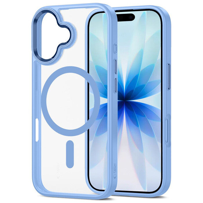 Tech-Protect 5906302334209 mobiltelefon etui 16 cm (6.3") Cover Blå, Transparent