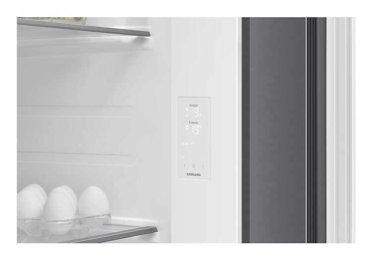 Samsung RS70F65KET side-by-side køle-fryseskab Fritstående 640 L Sølv