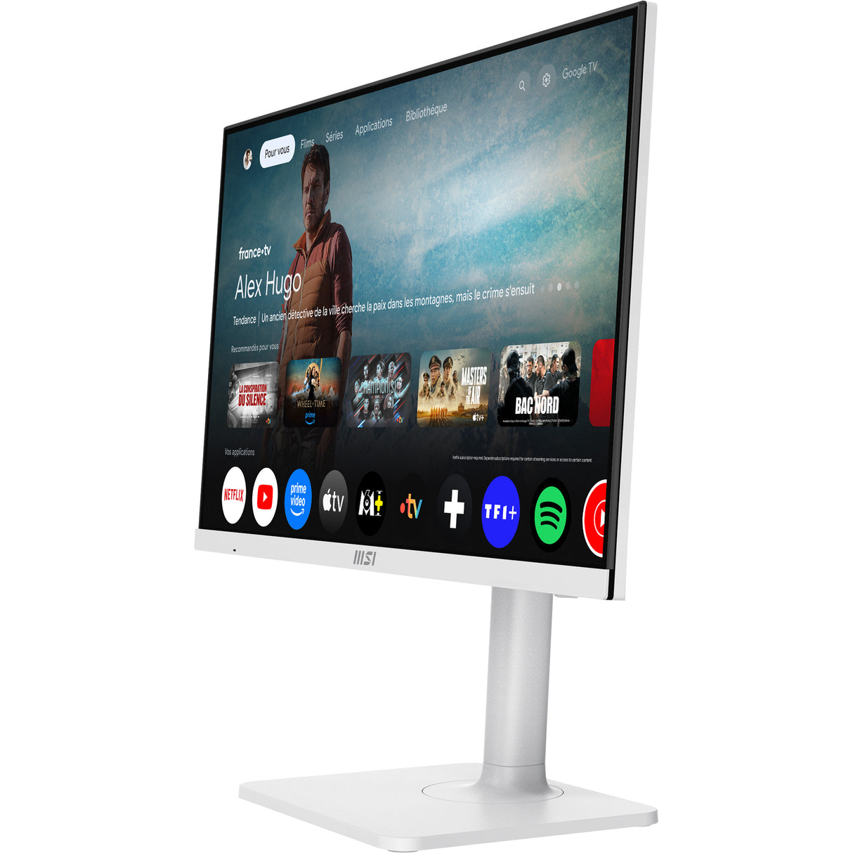 MSI Modern MD272UPSW computerskærm 68,6 cm (27") 3840 x 2160 pixel 4K Ultra HD Hvid