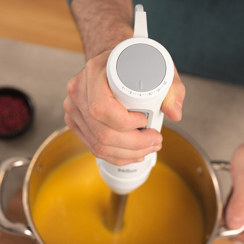 Braun MultiQuick 5 MQ 50001 M Nedsænkning blender 1000 W Grå, Hvid