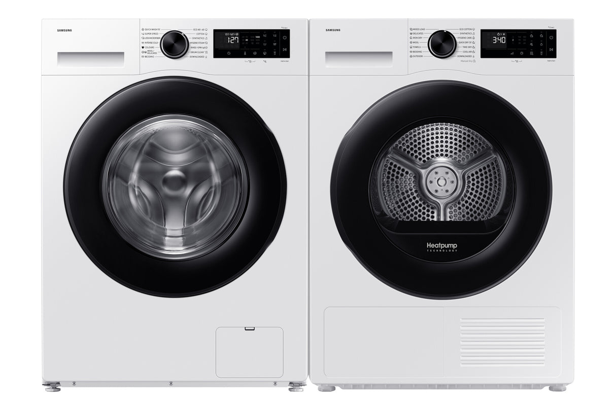 Samsung DV90DG52A0AELE tørretumbler Fritstående Front-læsning 9 kg Hvid