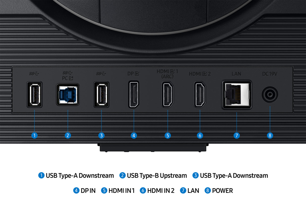 Samsung G70D computerskærm 68,6 cm (27") 3840 x 2160 pixel 4K Ultra HD LCD Sort