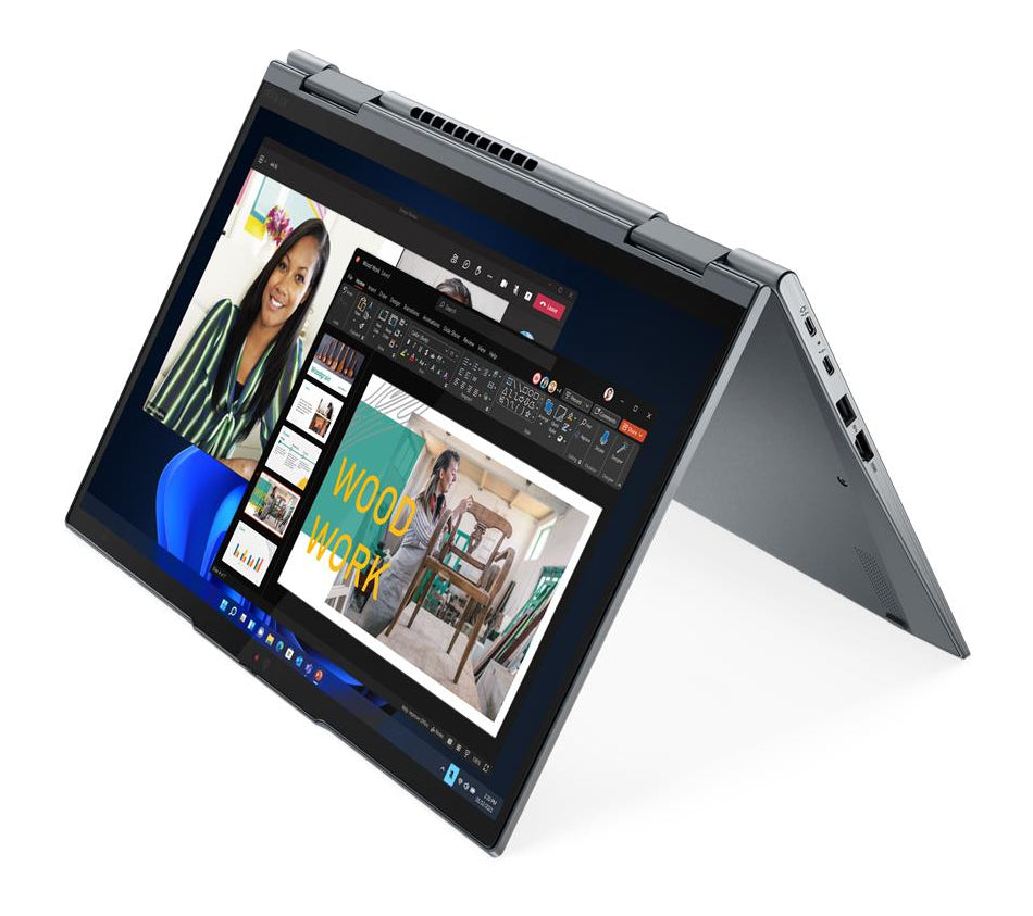 T1A Lenovo ThinkPad X1 Yoga Gen 7 Refurbished Intel® Core™ i5 i5-1245U Hybrid (2-i-1) 35,6 cm (14") Berøringsskærm 32 GB LPDDR5-SDRAM 512 GB SSD Windows 11 Pro Grå