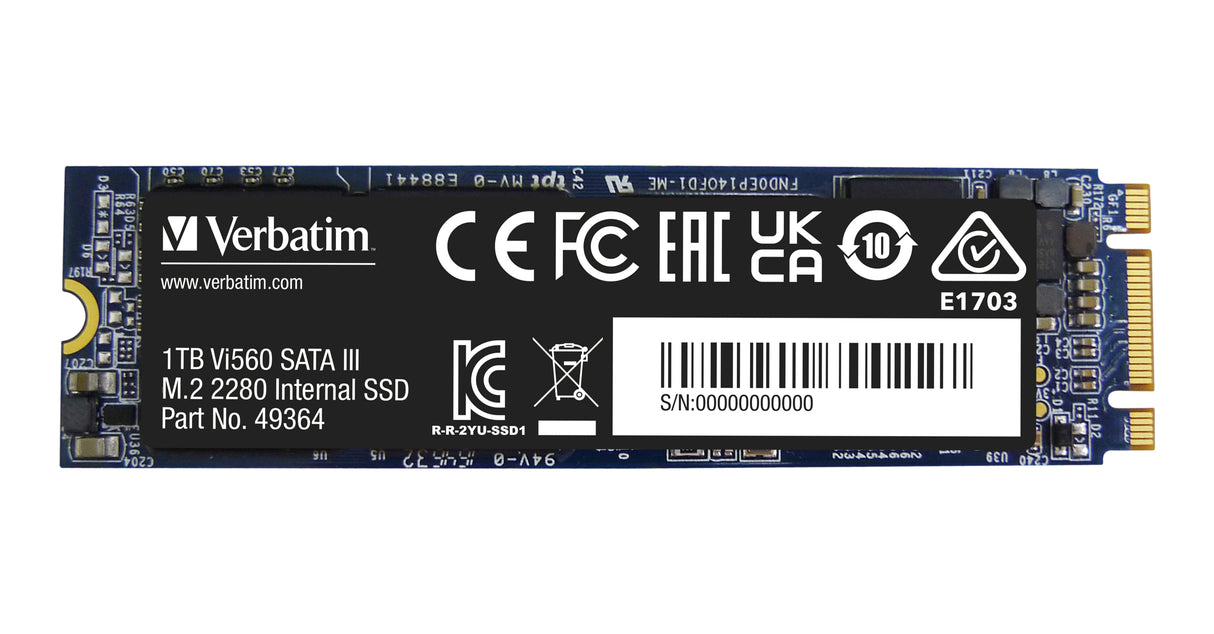 Verbatim Vi560 S3 1 TB M.2 Serial ATA III 3D NAND