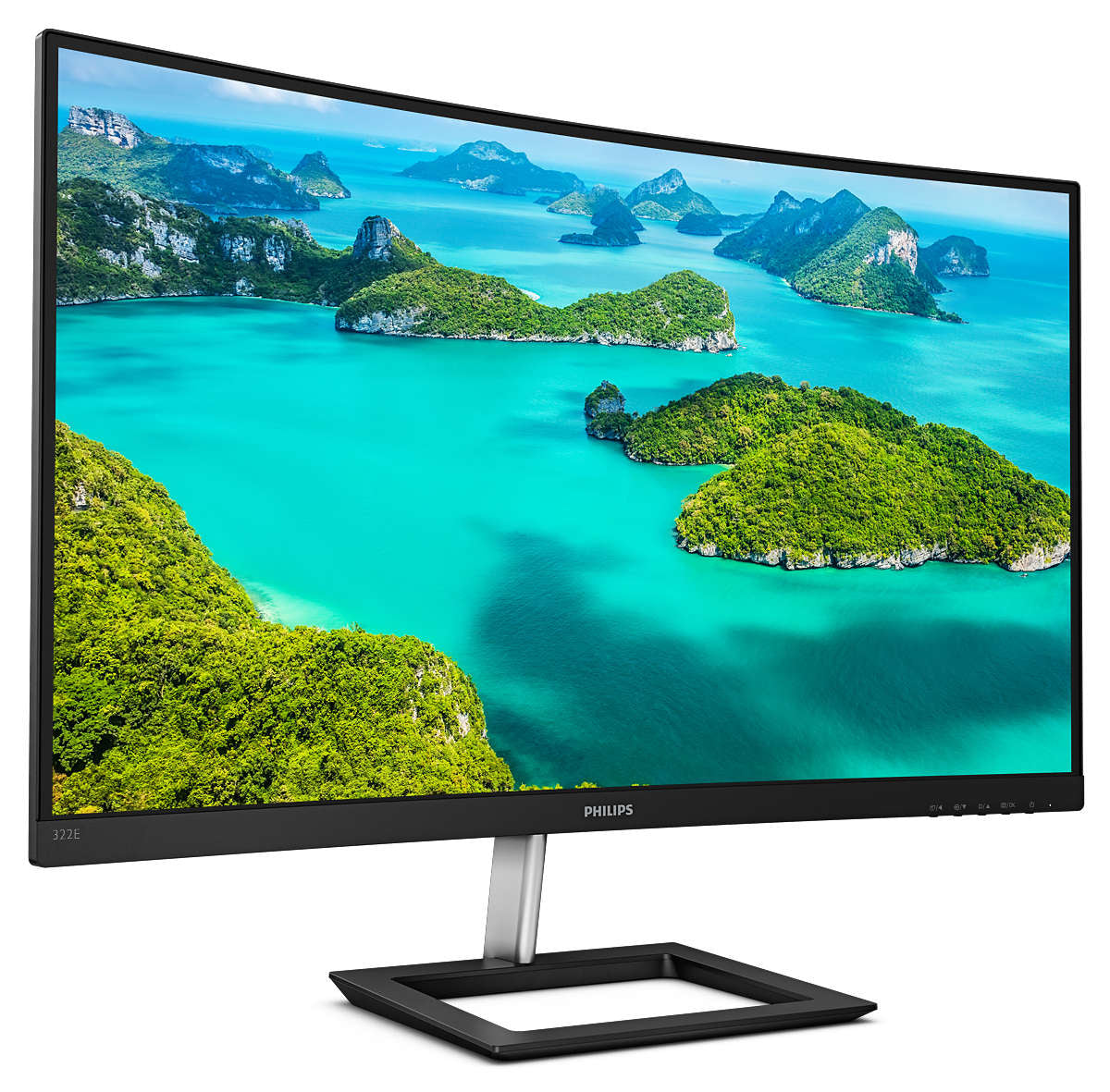 Philips E Line 322E1C/00 LED display 80 cm (31.5") 1920 x 1080 pixel Fuld HD LCD Sort