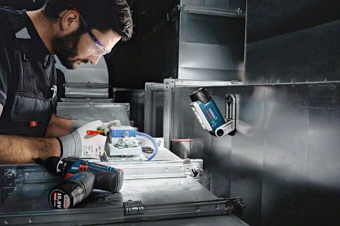 Bosch GLI DeciLED Professional Blå, Grå LED